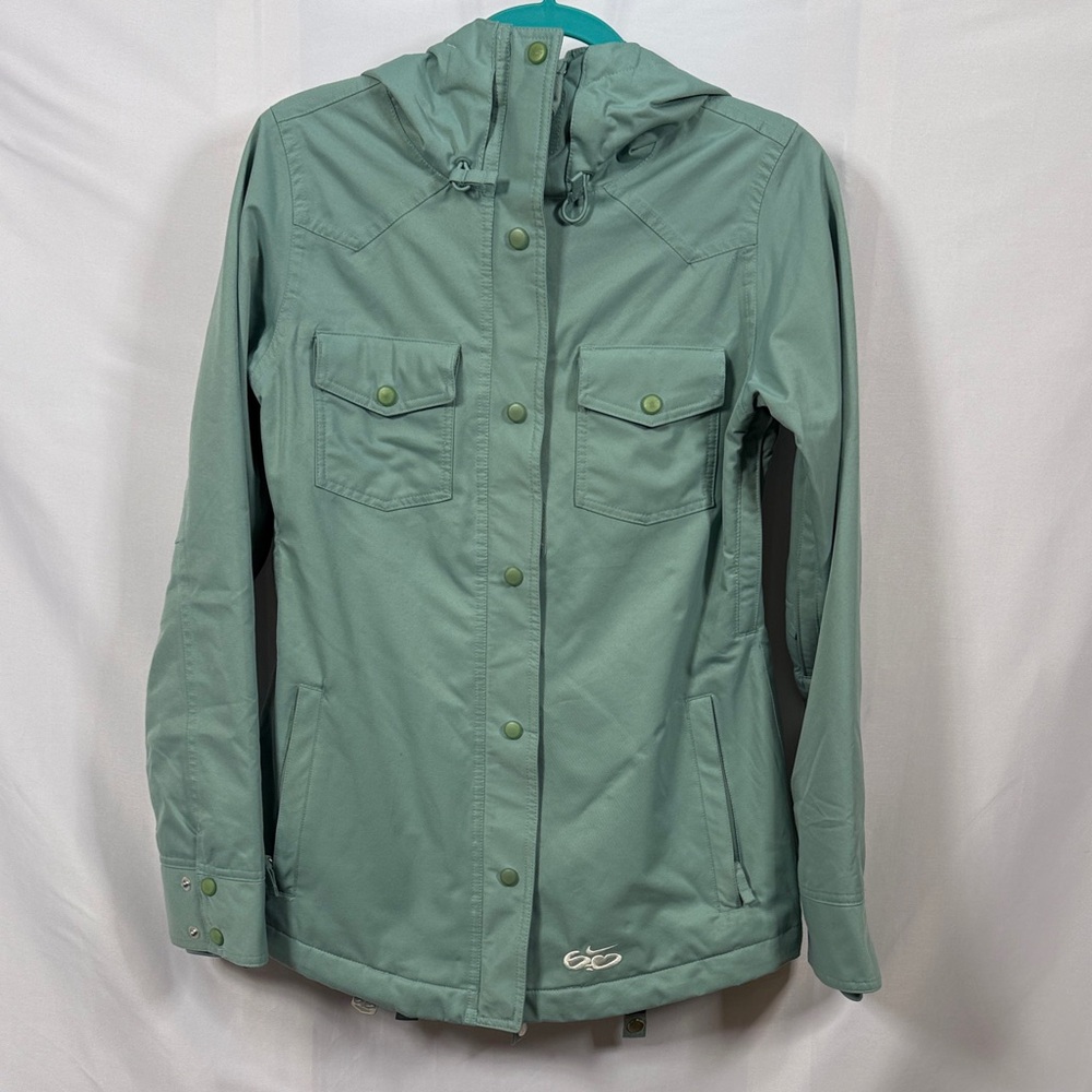 Nike 6.0 Women's Sage Seagram Green Ski Snowboard Jacket Coat Size Small